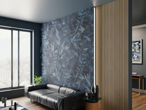 PAINTED LEAVES - Wallpaper with floral pattern _ Inkiostro Bianco